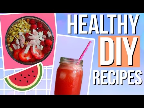 DIY Healthy Summer Recipes! Easy & Quick!