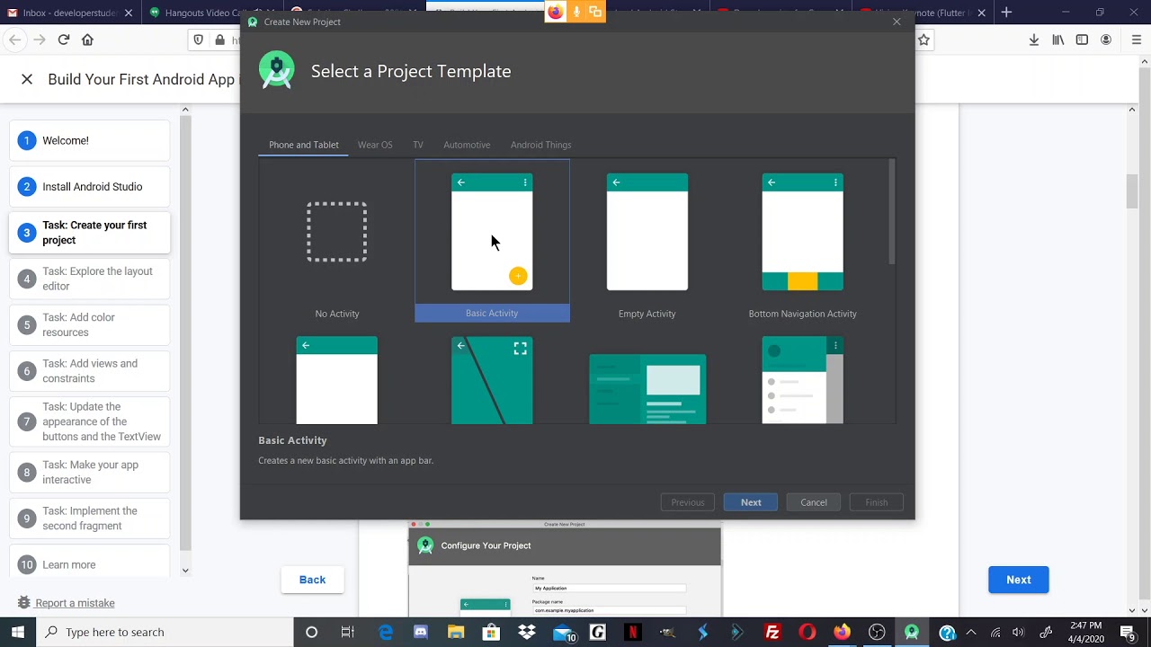 Android Studio Hello World App Java - Tutorial Part 1 - YouTube