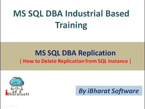 34. How to Delete/Decommission Any Replication from SQL Instance #ibharatsoftware