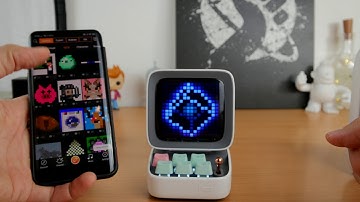 Divoom Ditoo  Mini PC speaker ASMR style unboxing