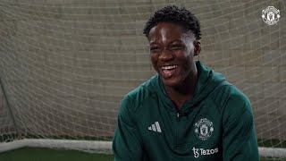 Kobbie Mainoo Manchester United Q\&A FULL INTERVIEW !