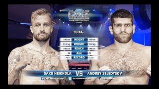 CAGE 38 Saku Heikkola vs Andrey Seledtsov Full Fight MMA