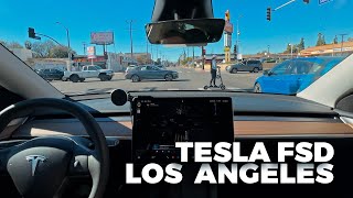 Tesla FSD Conquers San Fernando Valley: A Saturday Drive Without Interventions!