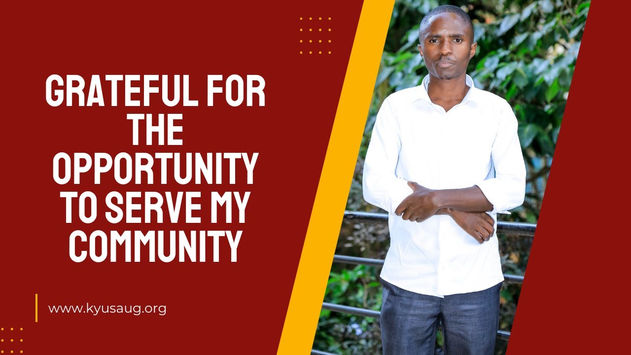 Grateful for the opportunity to serve my community - YouTube