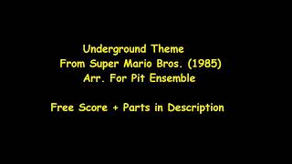 Underground Theme From Super Mario Bros. (1985) - Free Sheet Music in Description