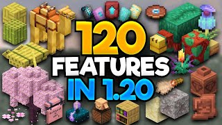 ALL 120 Features In Minecraft 1.20 Trails \& Tales!