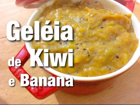 Vídeo: Linda Geléia De Kiwi E Banana