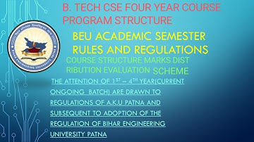 BIHAR ENGINEERING UNIVERSITY🎓!! ENGG. SEMESTER EXAM!! EVALUATION SCHEME!! MARKING SCHEME!! GRADE !!