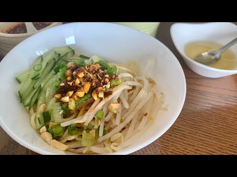 Turn Spaghettini to Chinese Popular Style Spicy Cold Noodle     