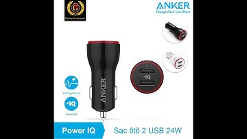 Sạc ô tô ANKER PowerDrive 242, 2 cổng PIQ - A2310