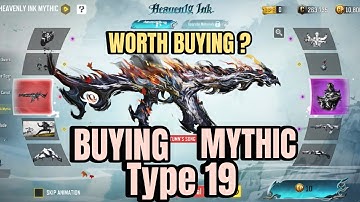 BUYING & MAXING OUT NEW MYTHIC TYPE 19 - CELESTIAL INK | HEAVENLY INK MYTHIC DRAW IN COD MOBILE