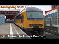 Treinen in Almere Centrum - Koningsdag 2018