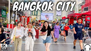 8K  Bangkok City Tour | New York Of Asia Tour | Bangkok Downtown Core