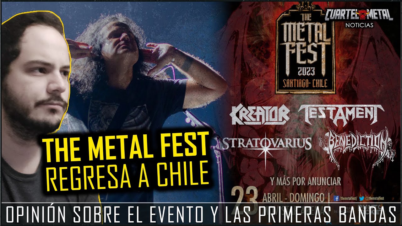 ¡THE METAL FEST regresa a CHILE en 2023! Primeras bandas Opinión