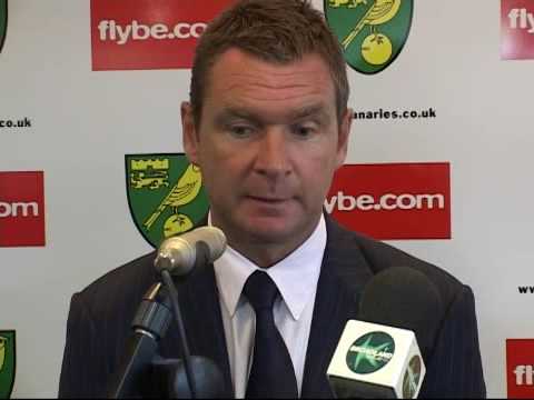 Jamie Cureton press conference in 2007 when he re-sign for Norwich City