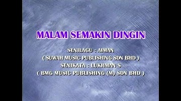 Spin - Malam Semakin Dingin (Official Karaoke Video)