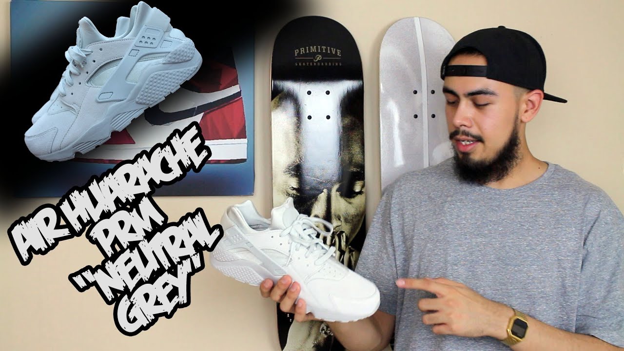 neutral gray huaraches