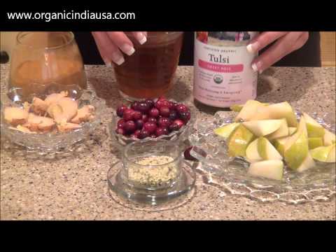 How to Make a Sweet Rose Smooth-tea with Organic India Tulsi Tea