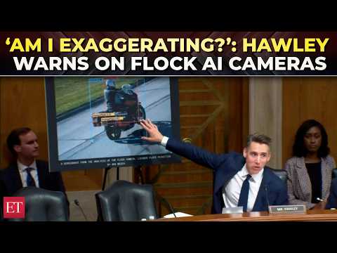 ‘Possible to search for humans!’: Hawley unloads on Flock AI cameras, reads CEO’s shocking letter