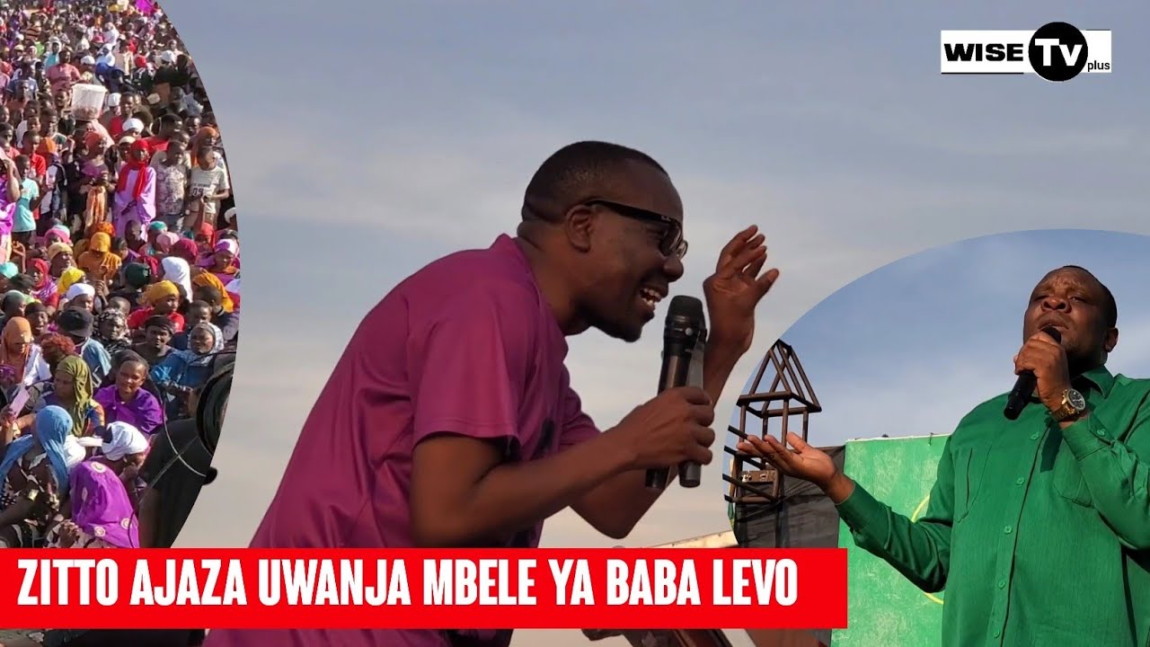 TAZAMA: ZITTO AMCHEKA BABA LEVO HADHARANI KUKOSA WATU KWENYE MKUTANO WAKE 