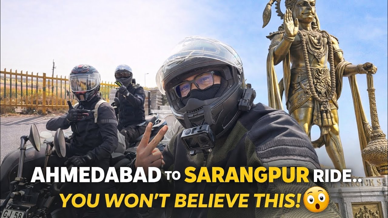 Ahmedabad to Sarangpur Bike Ride | Sarangpur Temple | Gujarat Group Ride Vlog