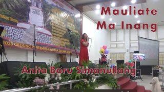 Mauliate Ma Inang oleh Anita Boru Simanullang Pada Pesta Bonataon Raja Napasang Jabodetabek