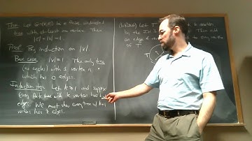 Trees with n vertices have n-1 edges