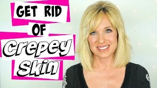 Get RID of CREPEY Body Skin! DRUGSTORE Products!