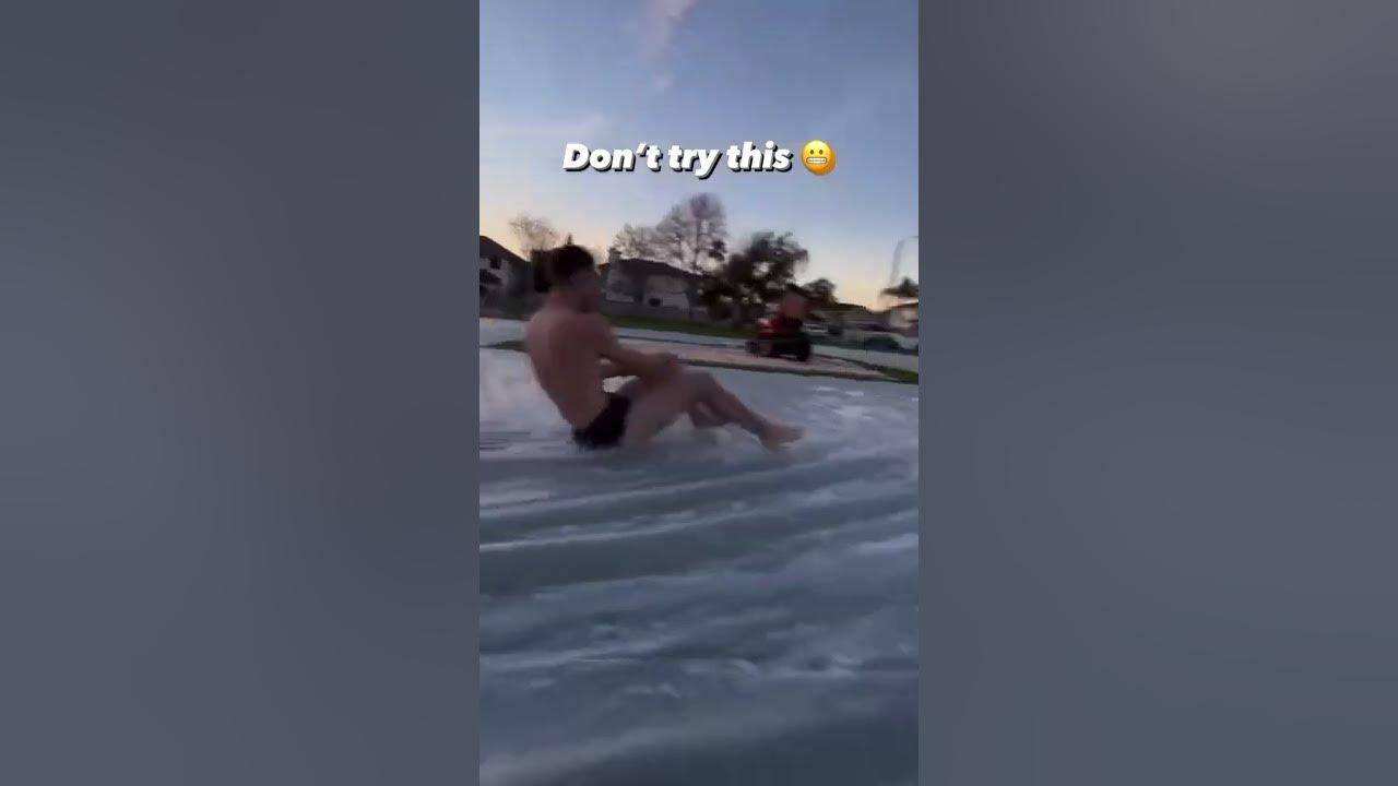 He was FLYING 😳😂