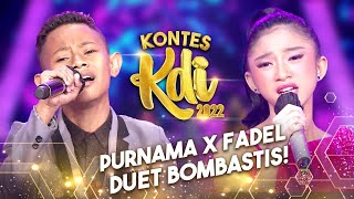 Bombastis! Duet Purnama Dengan Fadel Bocah Viral | KONTES KDI 2022