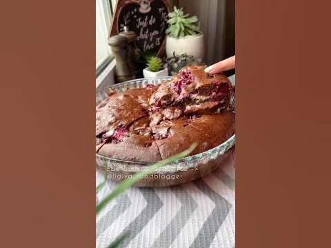 Брауни с творогом и вишней. Рецепт вкусной выпечки к чаю #выпечка # ...