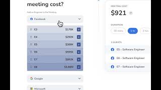 Levels.fyi – How much does this meeting cost