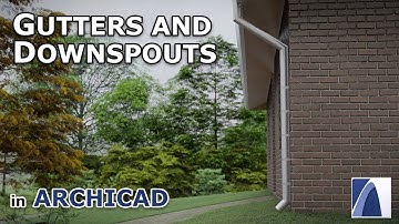 Gutters and Downspouts in Archicad - Tutorial