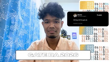 "GATE DA 2026 — My 90 Days Challenge Begins!"