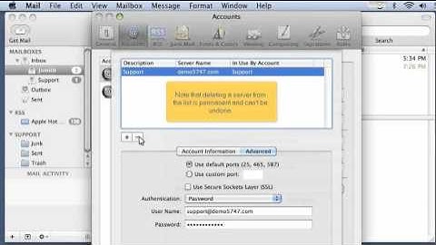 How to create and manage outgoing mail servers