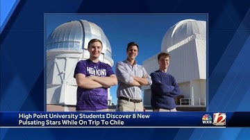 WXII: HPU Students and Professor Discover Eight New Pulsating Stars