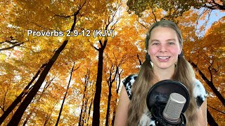 Proverbs 2:9-12 KJV - Wisdom - Scripture Songs