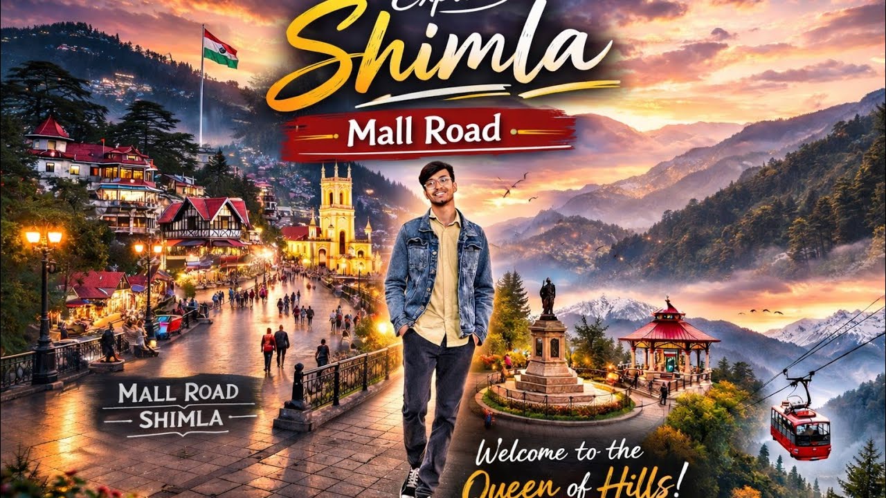 SHIMLA  Mai Li Dharmshala || Exploring Mall Road || duo Trip with my Friend || Part -2