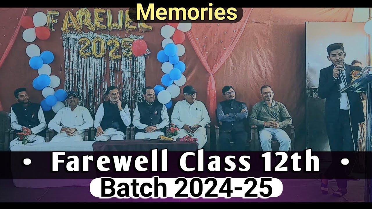 📽️ Farewell Memories || Class 12th Batch 2024-25 || SSM Dongargaon # ...