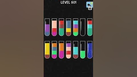 solve and solution water game color sort level 501