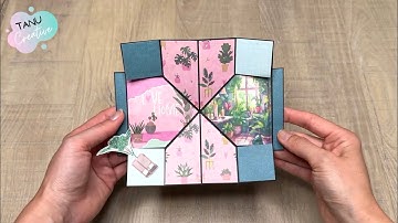 Mini Pop-Up Fold Card Tutorial | Explosion Box Card