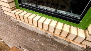 How To Lay A Brick Windowsill