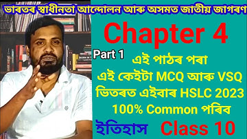 MCQ And VSQ Discussion // Social Science // History // Class 10 // Chapter 4 //@Imsaif03