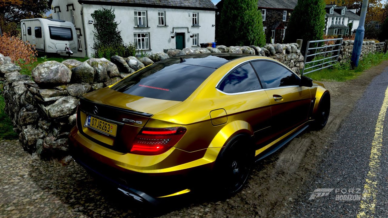 Mercedes Benz C63 AMG Coupe Black series Forza Horizon 4