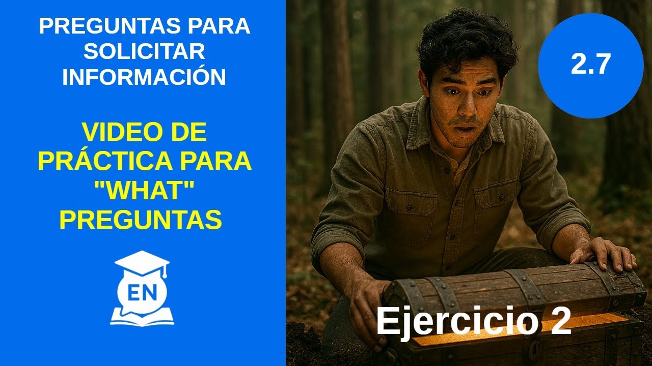 Preguntas con WHAT en Inglés | Ejercicio de Escucha y R… — Transcript