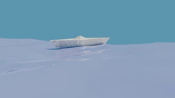Paper boat blender test video #blender #animation