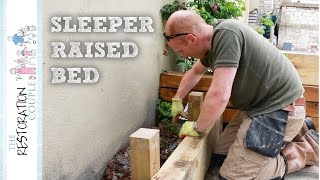 Building a Timber Retaining Wall using Oak Sleepers