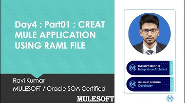 Day4  :  Part01  :  Create Basic Mule Application Using RAML File