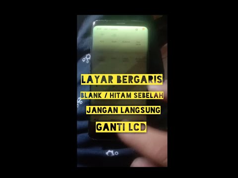 cara mengatasi layar LCD samsung S9 yang bergaris