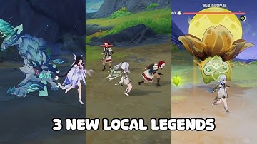 3 New Local Legends | Genshin Impact 6.3 Beta